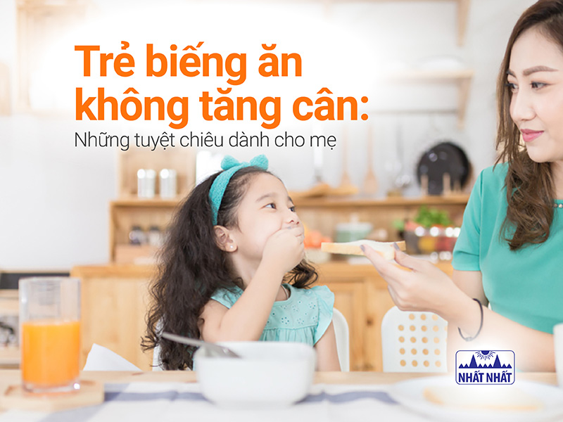 trẻ biếng ăn chậm tăng cân