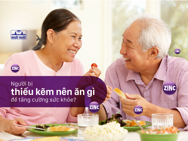 thiếu kẽm ăn gì