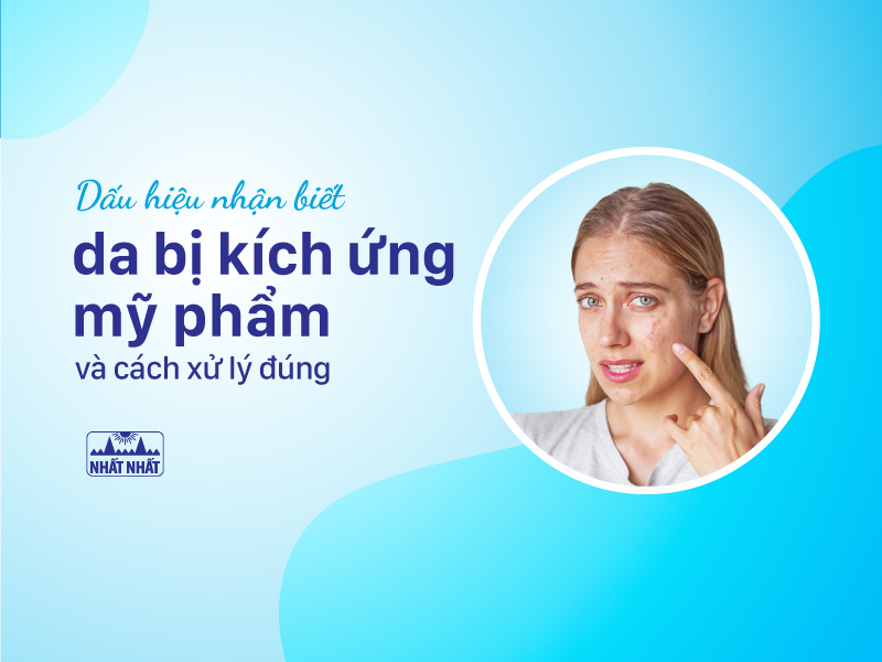 Da kích ứng mỹ phẩm 