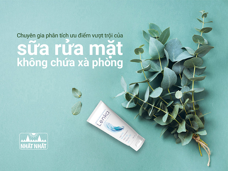 sữa rửa mặt không chứa xà phòng