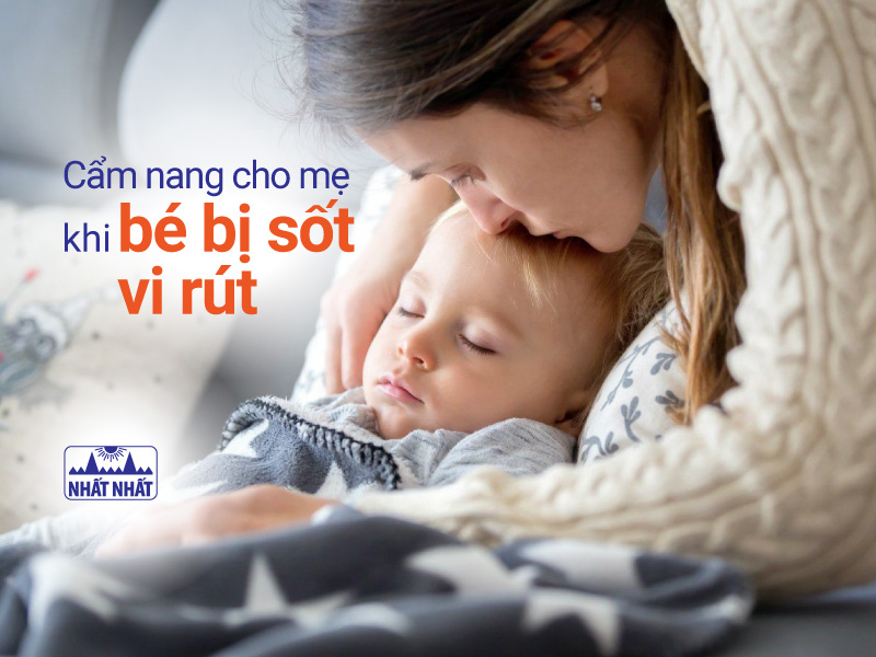 bé bị sốt vi rút