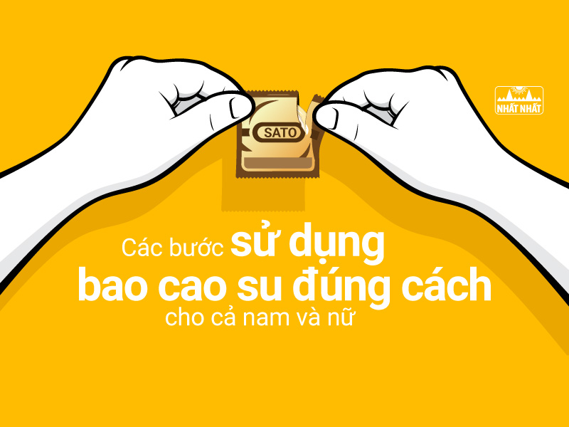 sử dụng bao cao su đúng cách