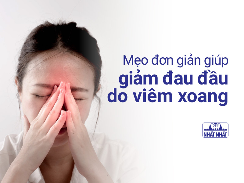 giảm đau đầu viêm xoang