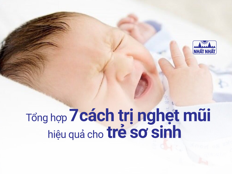 trị nghẹt mũi cho trẻ sơ sinh
