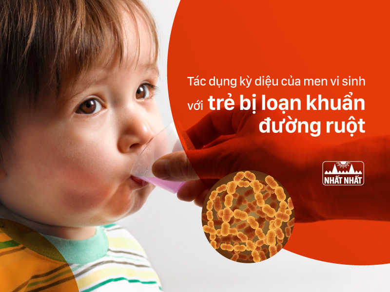 Trẻ bị loạn khuẩn đường ruột