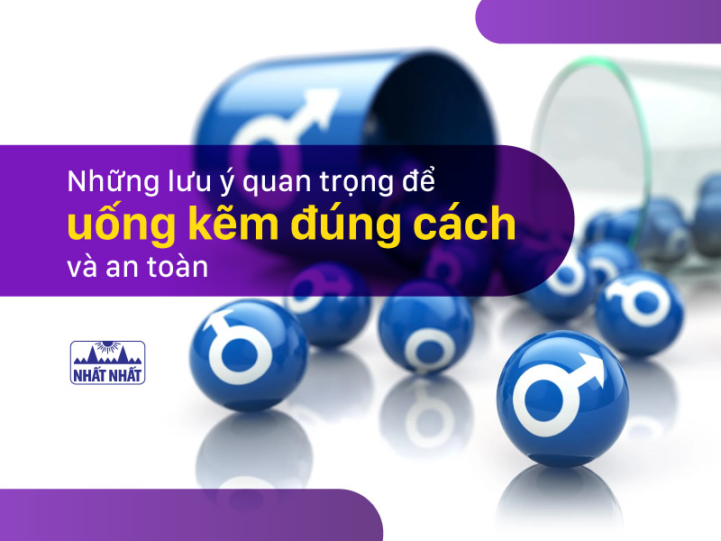 uống kẽm đúng cách