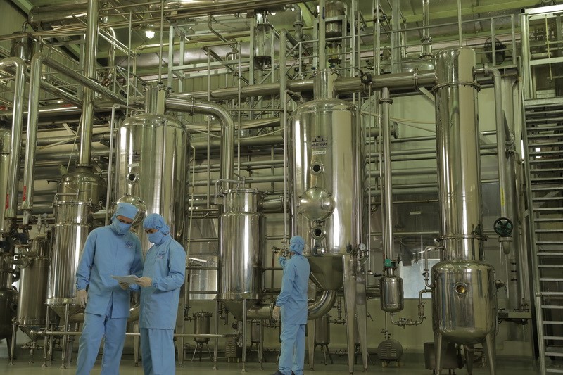 Thuốc dạ dày Đông y thế hệ 2 được sản xuất tại nhà máy dược phẩm Nhất Nhất