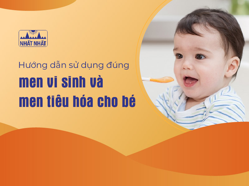 men tiêu hóa cho bé
