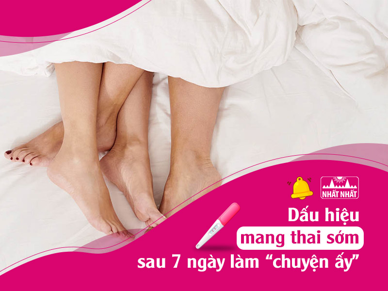 dấu hiệu mang thai sớm