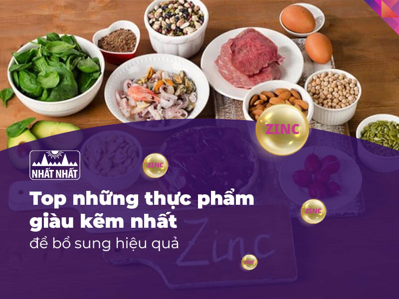 những thực phẩm giàu kẽm nhất
