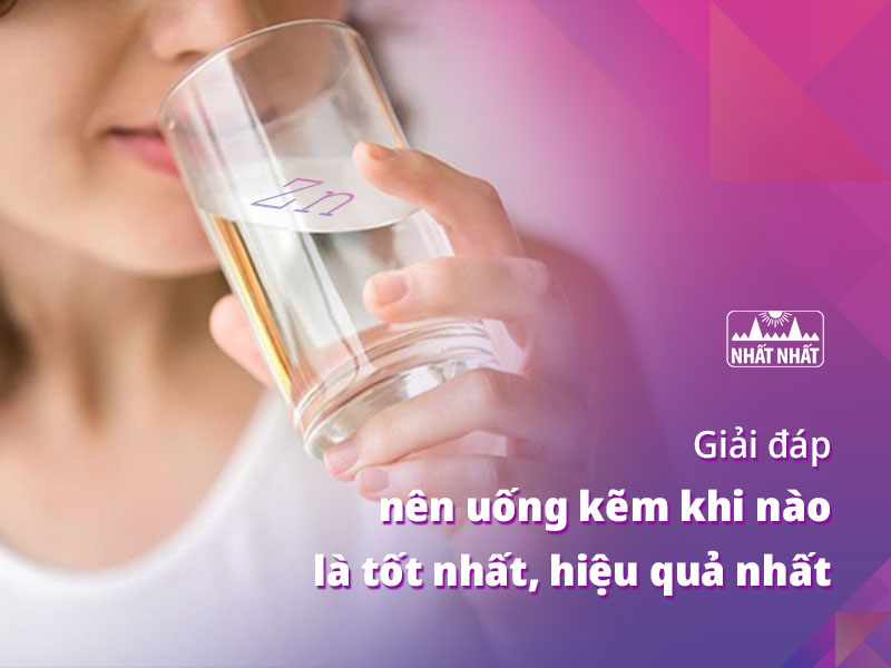 uống kẽm khi nào