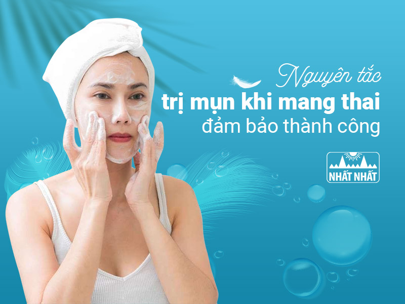 trị mụn khi mang thai