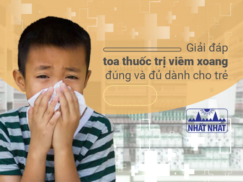 toa thuốc trị viêm xoang
