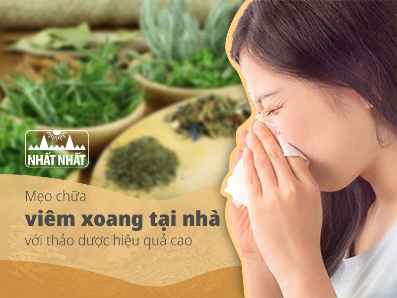 mẹo chữa viêm xoang tại nhà