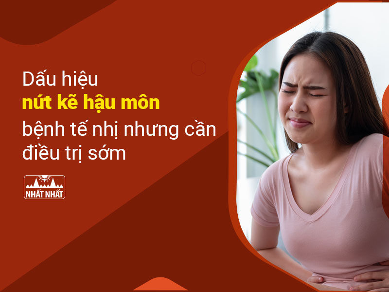 dấu hiệu nứt kẽ hậu môn