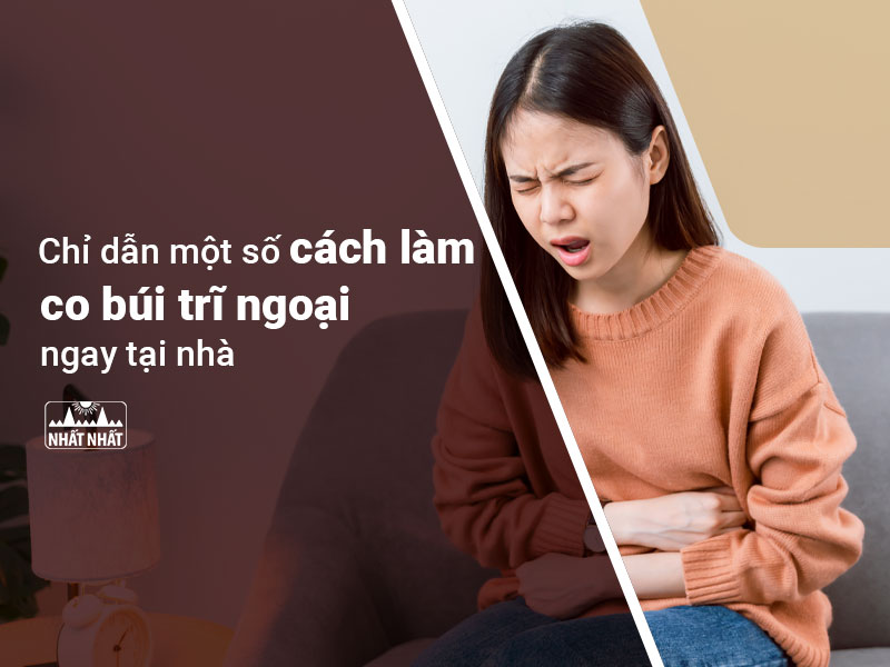 cách làm co búi trĩ ngoại