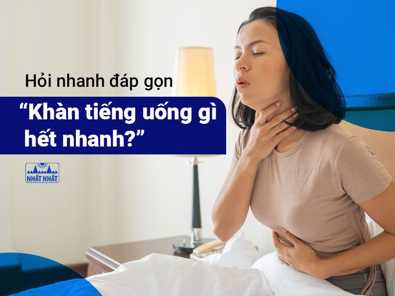 Khàn tiếng uống gì