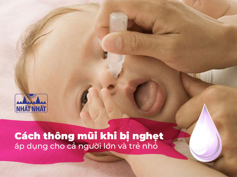 Cách thông mũi khi bị nghẹt
