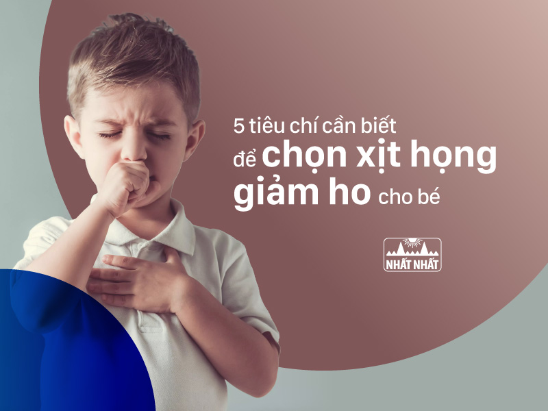 xịt họng giảm ho cho bé