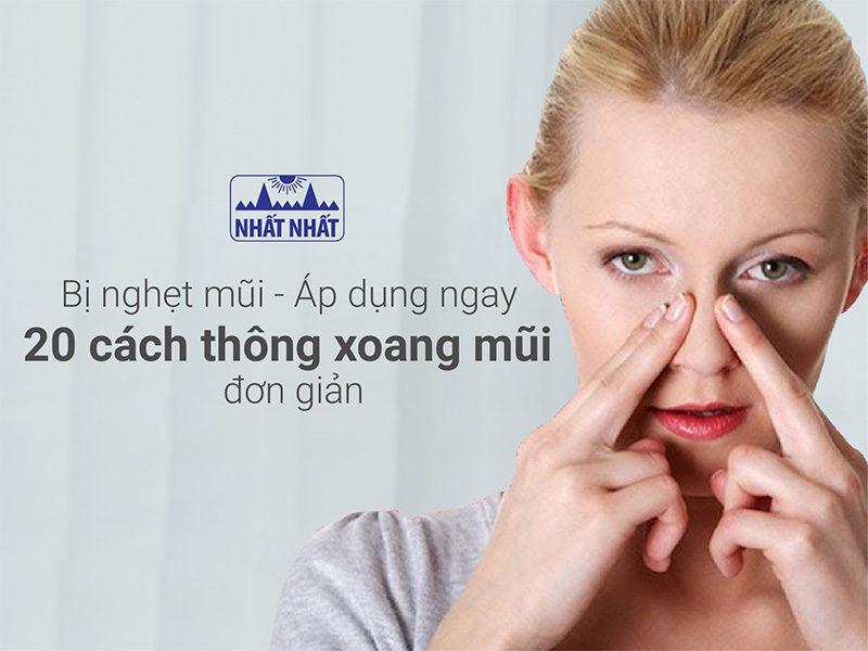 nghẹt mũi nên làm gì