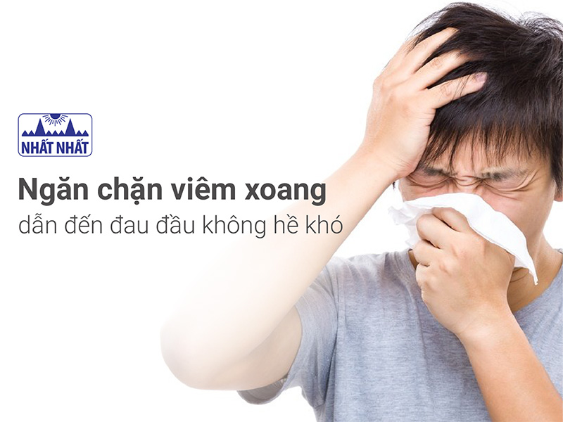 viêm xoang dẫn đến đau đầu