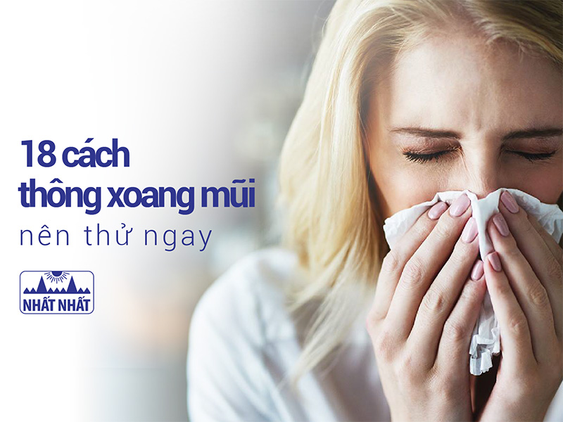 cách thông xoang mũi