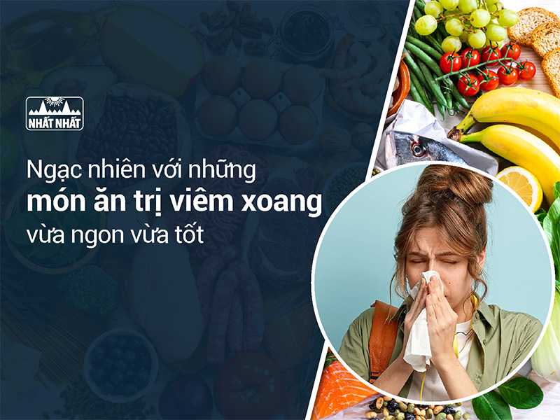 món ăn trị viêm xoang