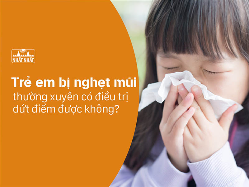 trẻ em bị nghẹt mũi