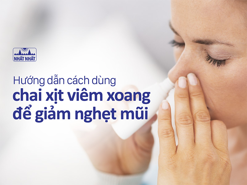 chai xịt viêm xoang