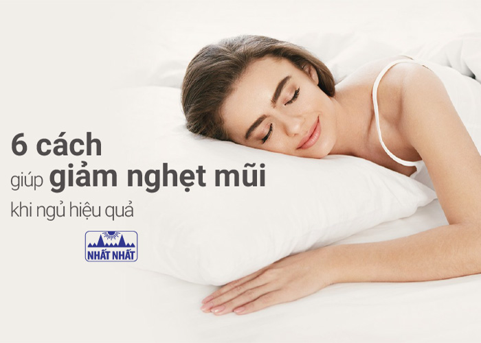 Cách làm giảm nghẹt mũi khi ngủ