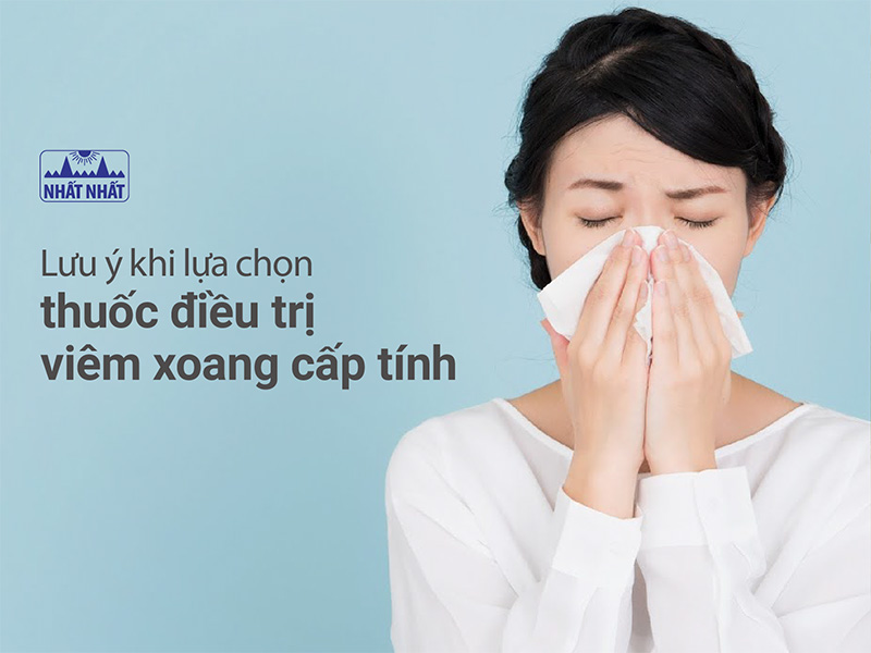 thuốc điều trị viêm xoang cấp