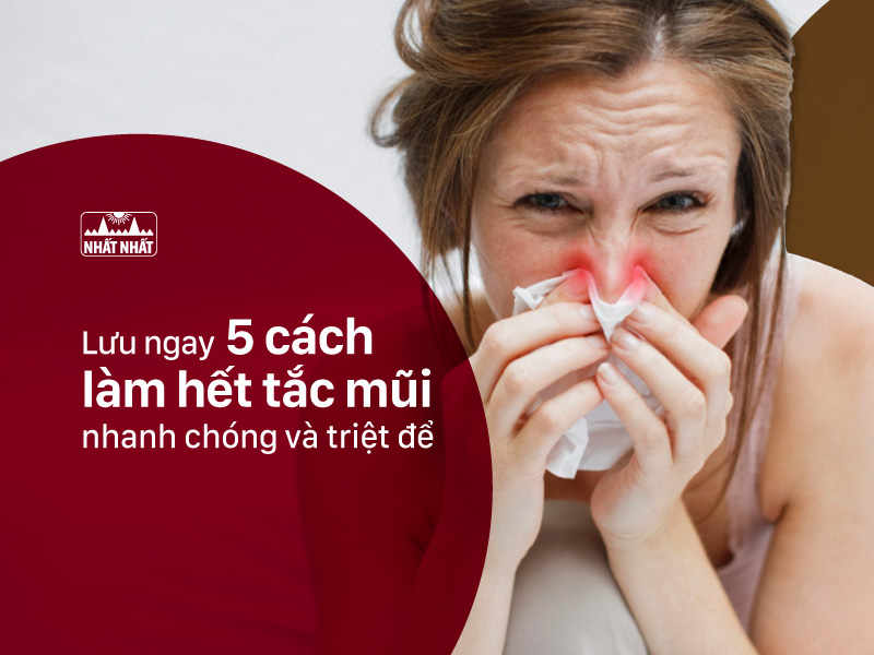 Cách làm hết tắc mũi