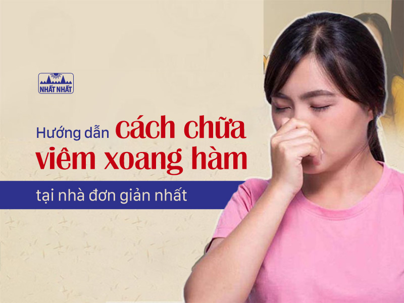 cách chữa viêm xoang hàm tại nhà