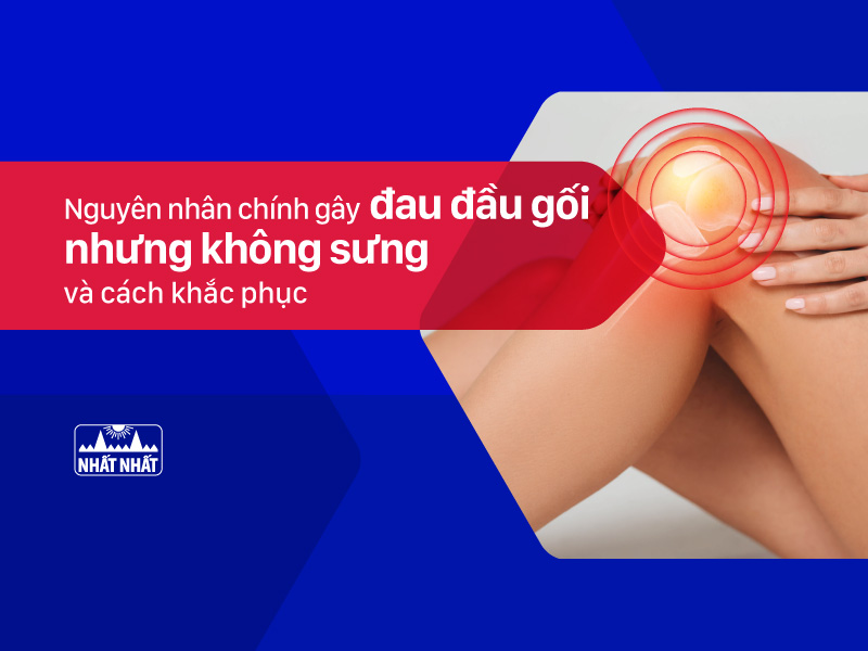 đau đầu gối nhưng không sưng