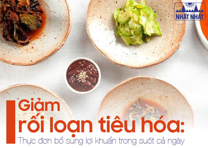 giảm rối loạn tiêu hóa bằng men vi sinh