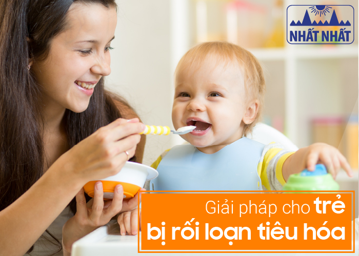 trẻ bị rối loạn tiêu hóa