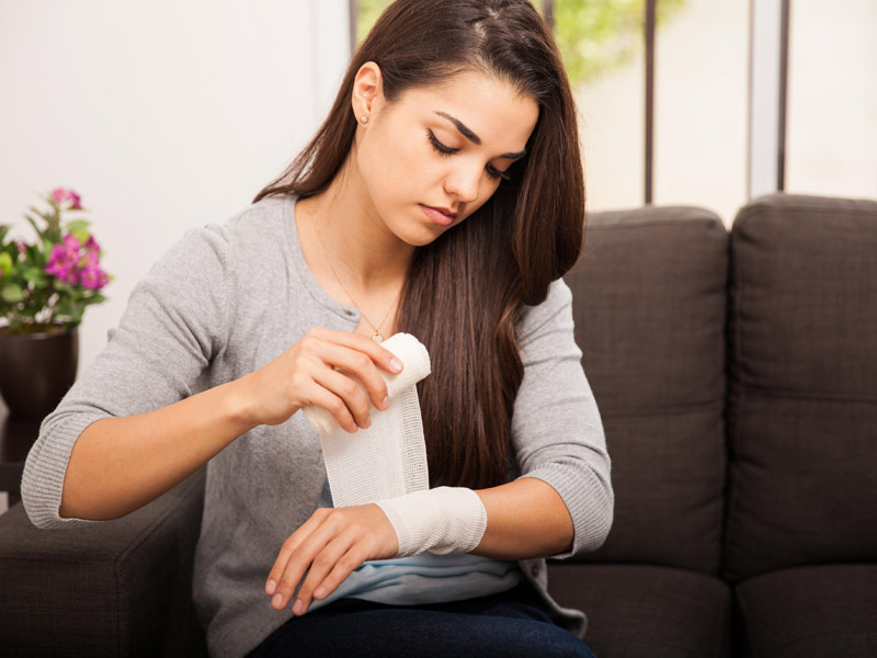 chữa vết bỏng bị vỡ nước