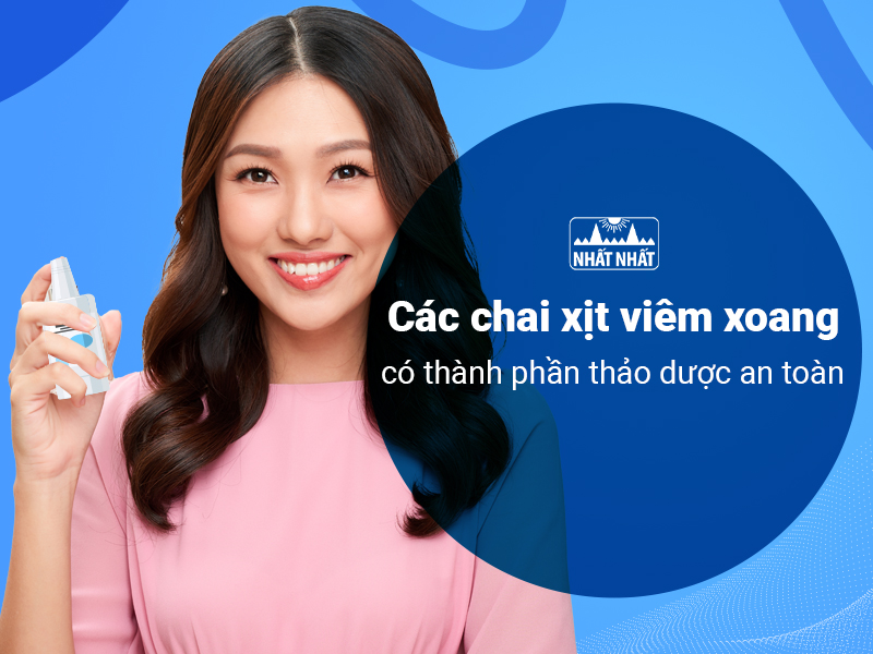 Tìm hiểu các chai xịt viêm xoang thành phần thảo dược