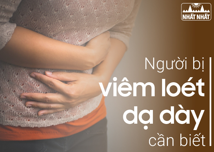 Người bị viêm loét dạ dày