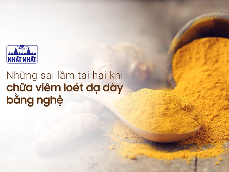 chữa viêm loét dạ dày bằng nghệ