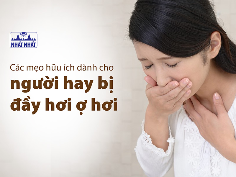 đầy hơi ợ hơi 