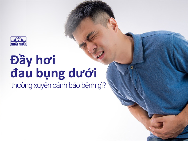 Đầy hơi đau bụng dưới 