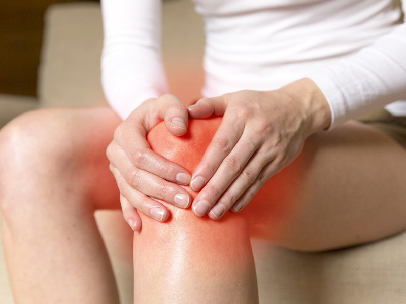 đau đầu gối nhưng không sưng