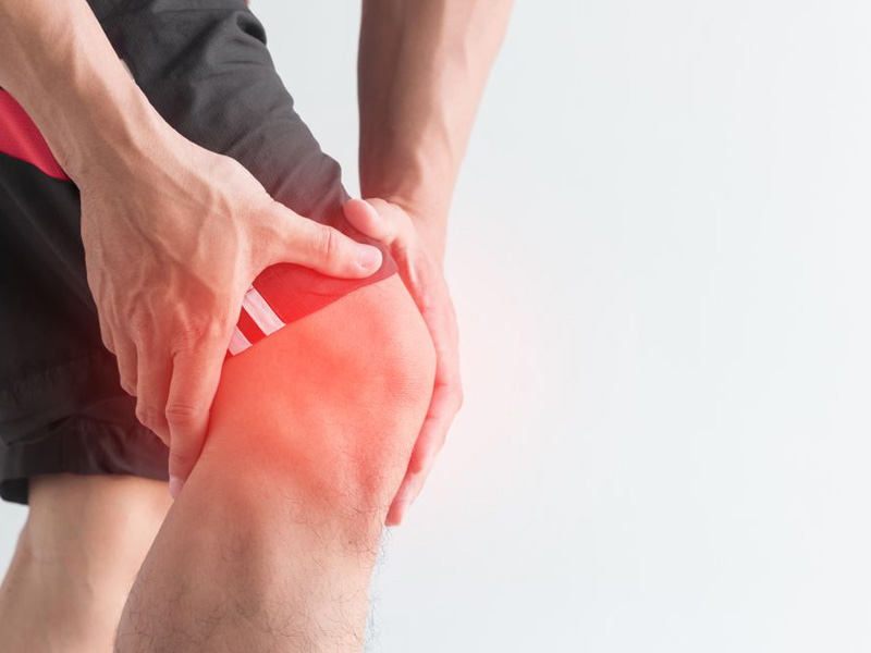 đau đầu gối nhưng không sưng