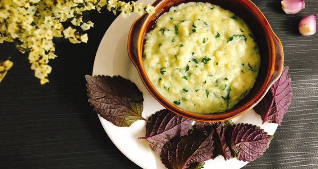 Giải cảm hiệu quả với cháo tía tô trứng gà