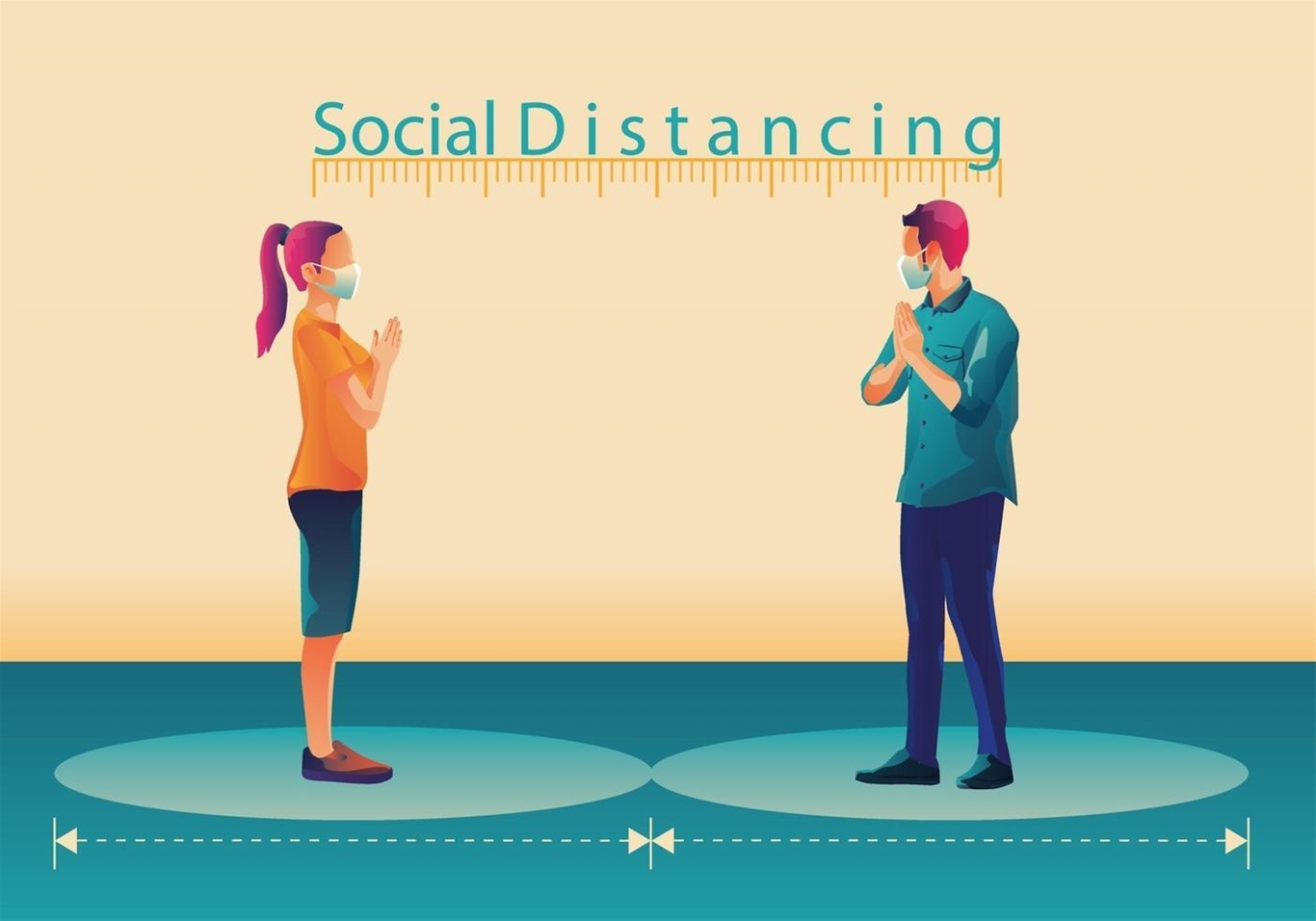 Giữ khoảng cách và hạn chế tiếp xúc trực tiếp với người đang có biểu hiện bệnh để hạn chế lây nhiễm