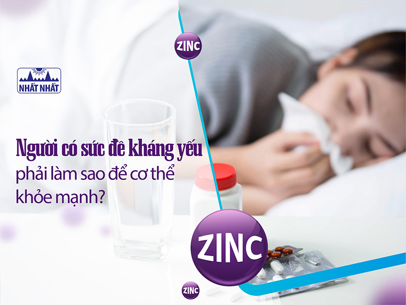 sức đề kháng yếu