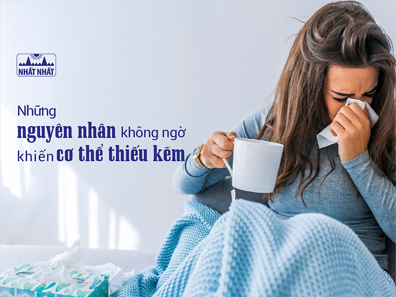 Cơ thể thiếu kẽm