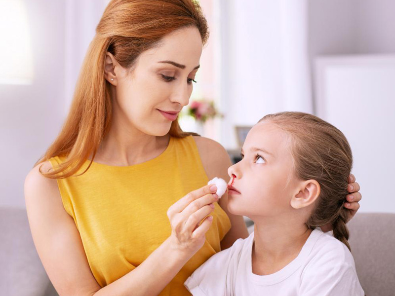 giảm khô mũi rát họng