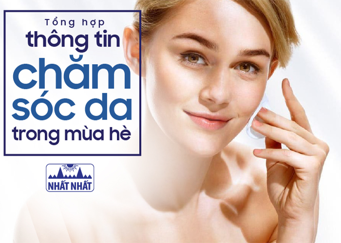 chăm sóc da vào mùa hè